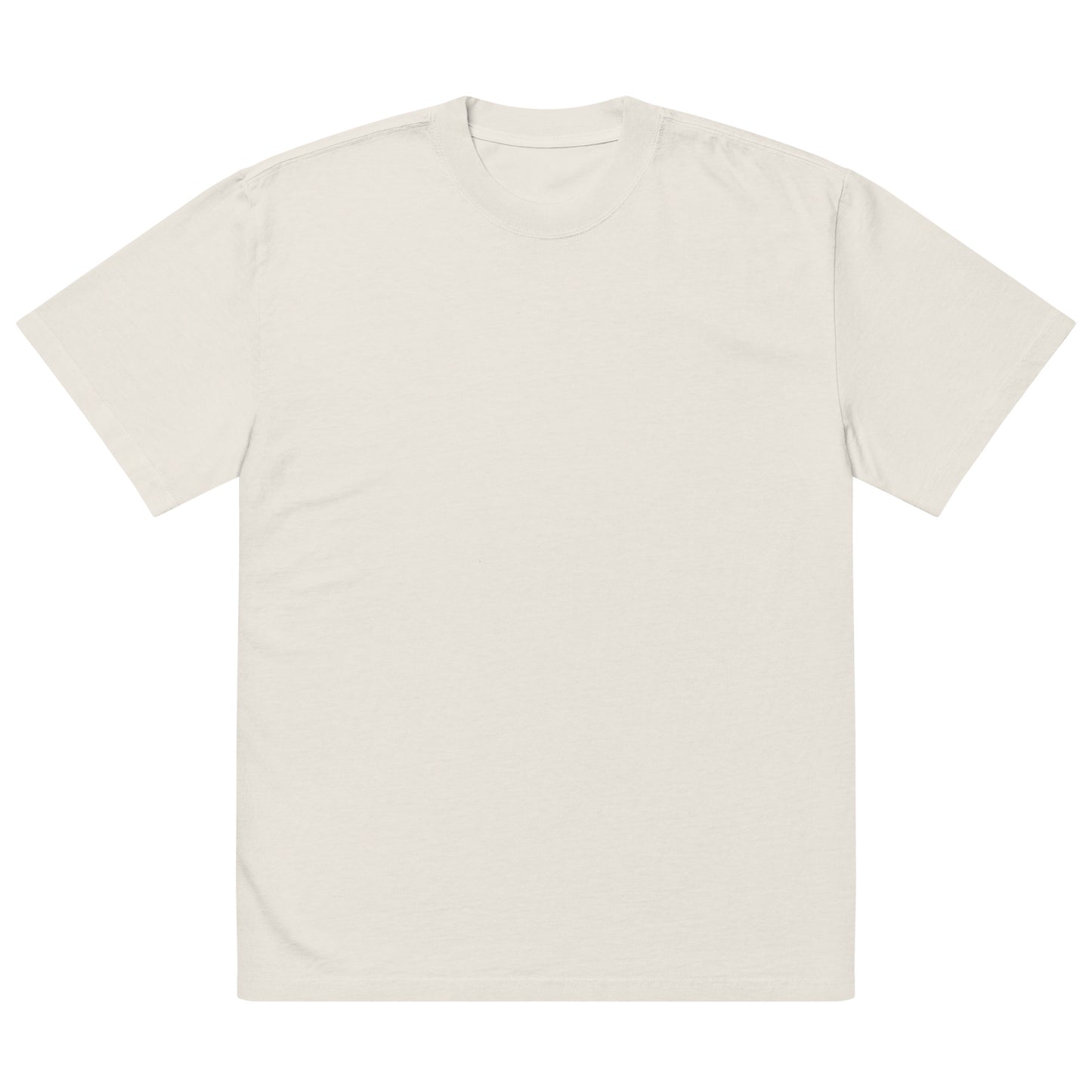 Simply shred and focus Oversized faded t-shirt