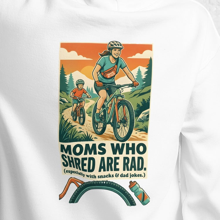 Unisex mums who shred are rad Hoodie