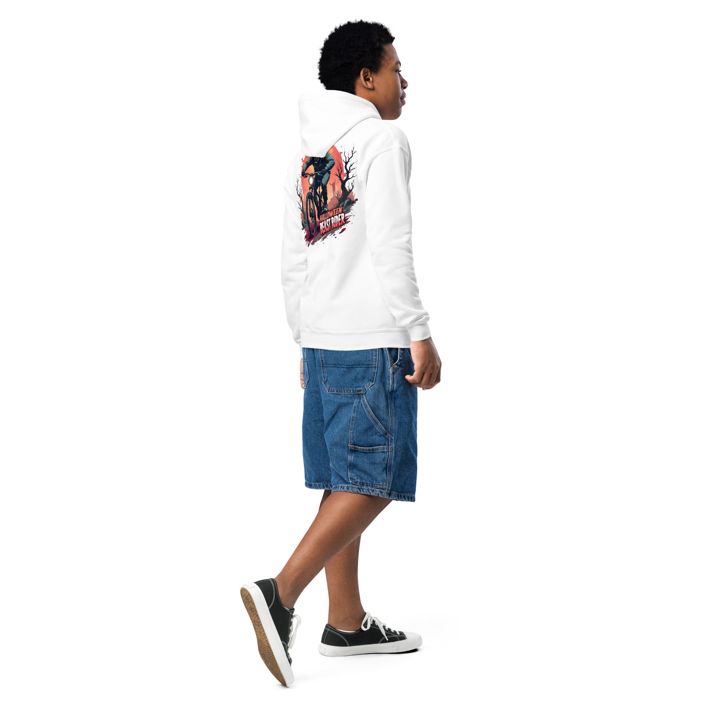 Youth Halloween rider heavy blend hoodie