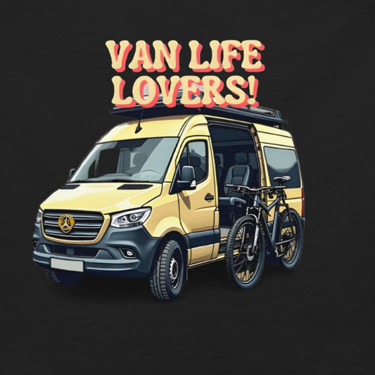 Van-life lovers Glossy black Mug