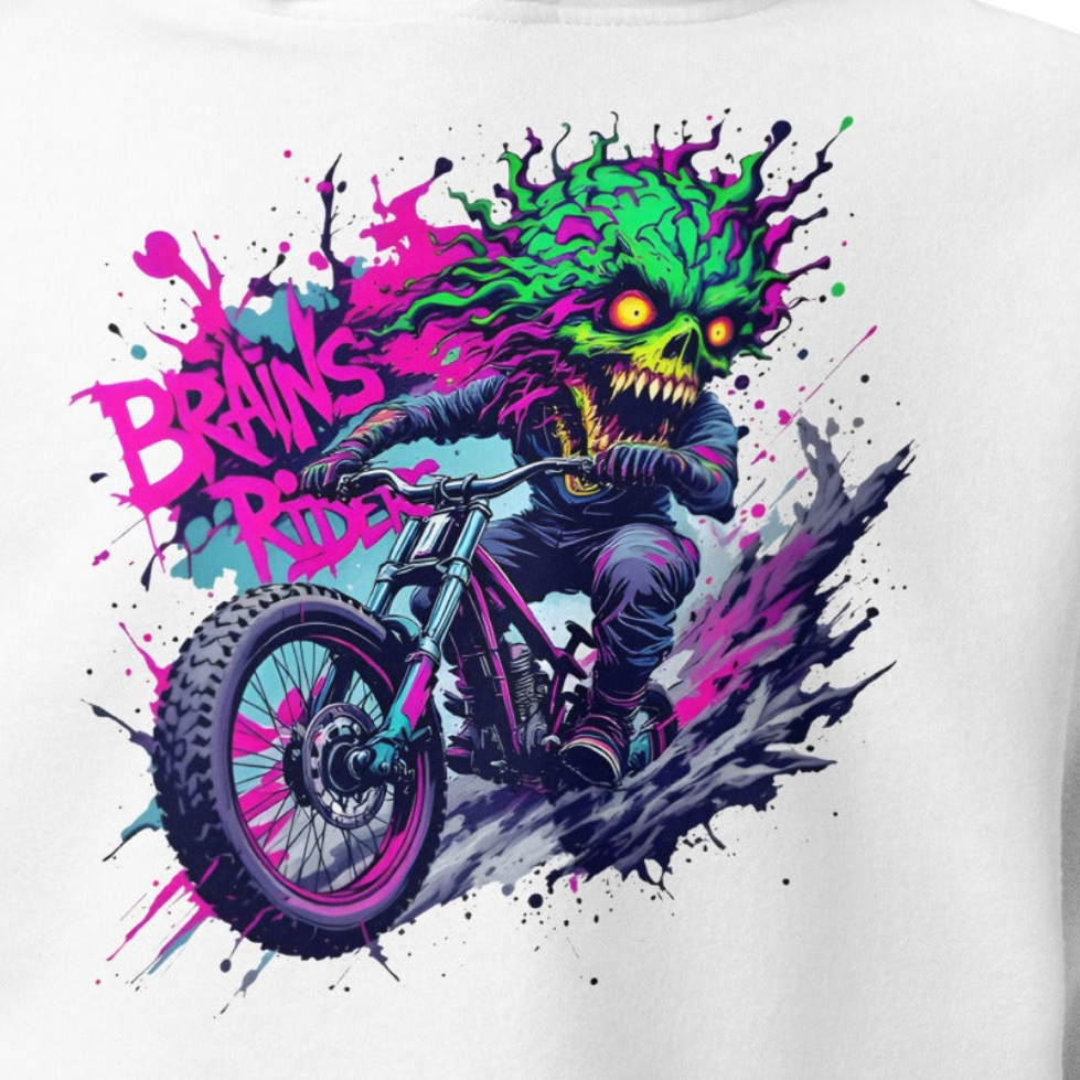 Unisex brains monster rider premium Hoodie