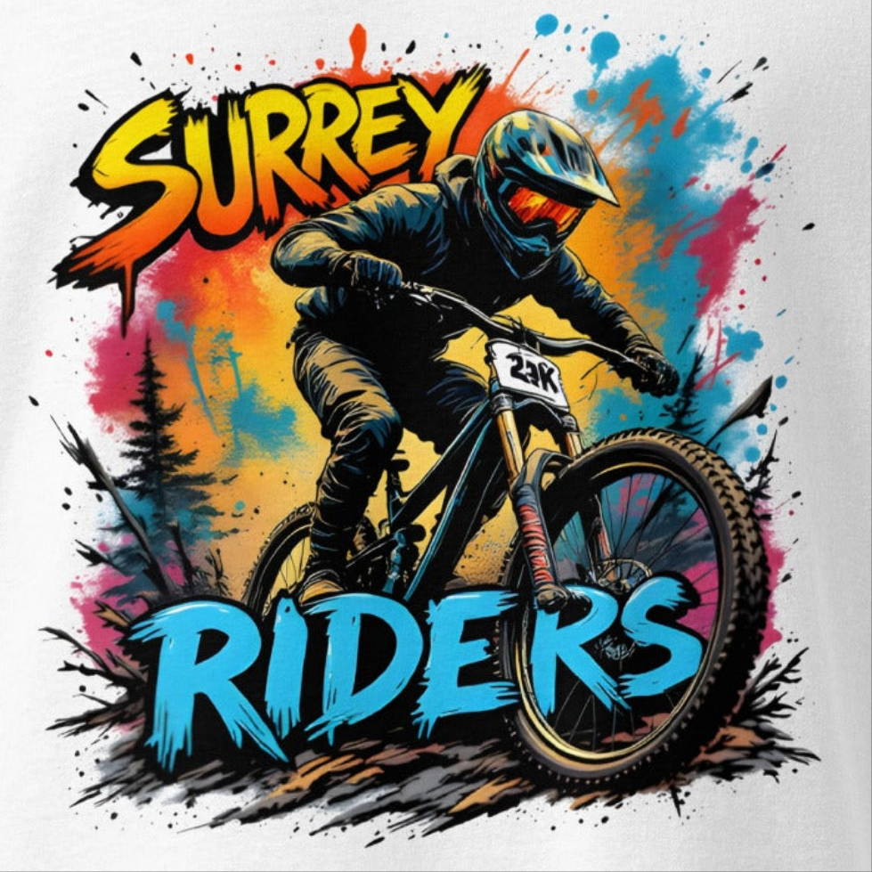 Oversized Surrey rides uk heavyweight t-shirt