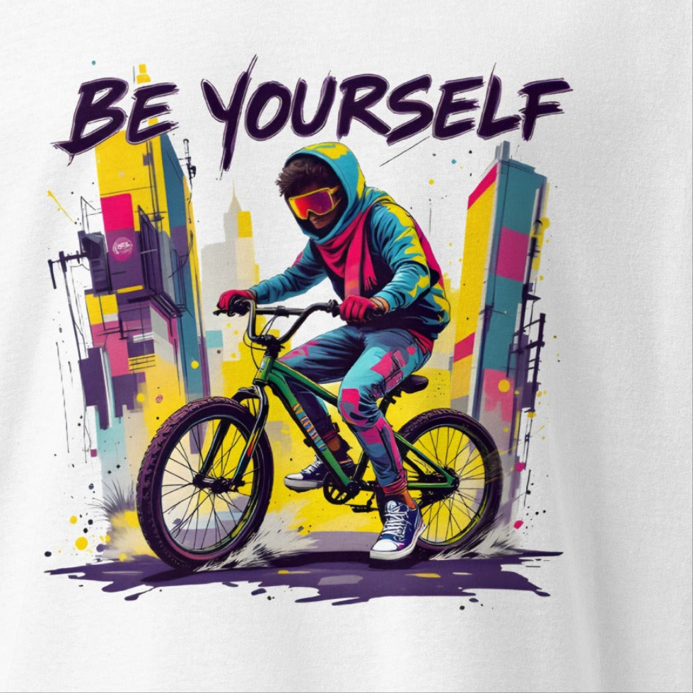 Oversized Unisex Long Be yourself stylish heavyweight t-shirt