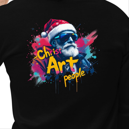 Unisex christ art people Hoodie