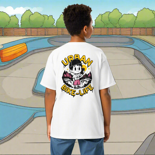 Youth Urban bike life 100% cotton classic tee