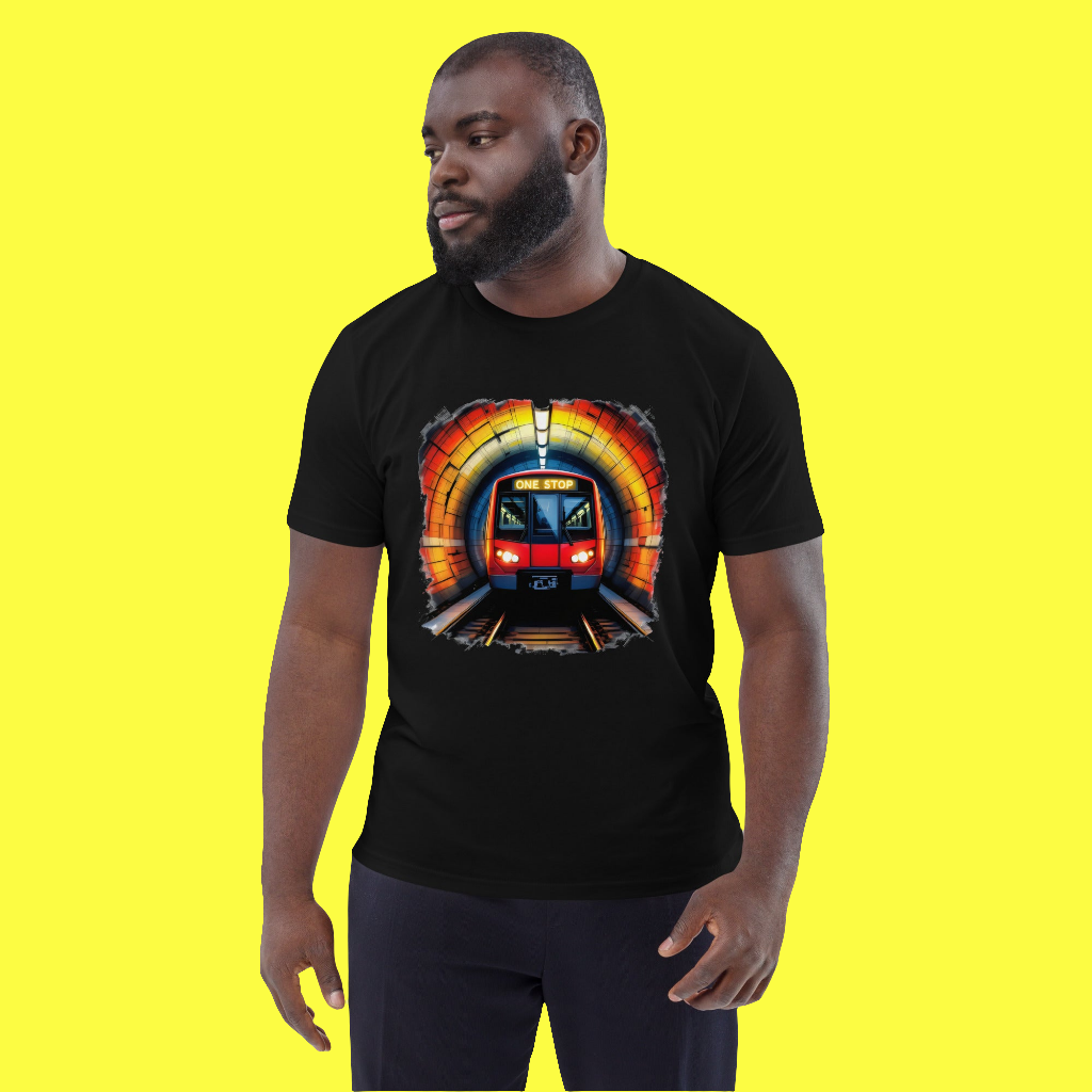 Unisex UK Underground one stop organic cotton t-shirt