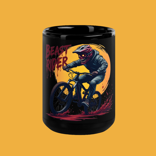 beast rider classic Black Glossy Mug