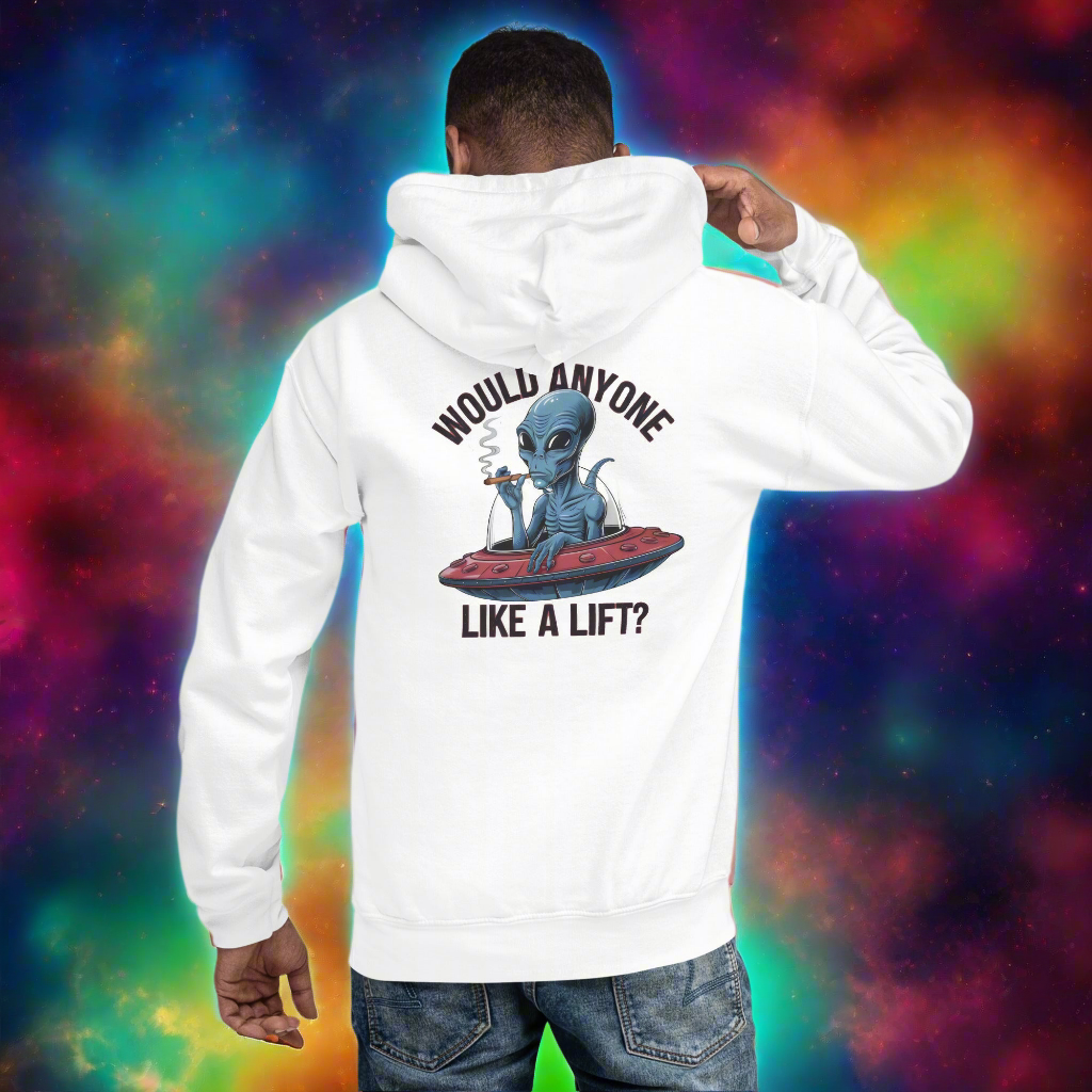 Unisex UFO Would anyone like a lift Hoodie
