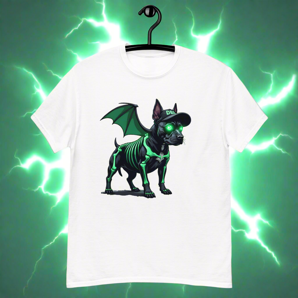 Unisex  Zombie Green Bat dog classic tee