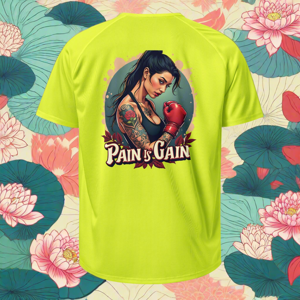 Unisex Japanese Pain is gain sports jersey