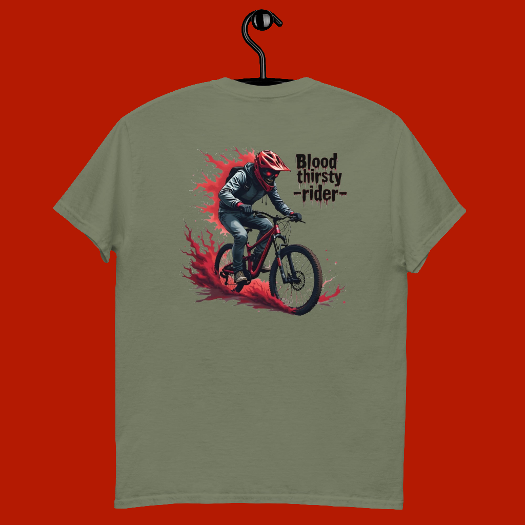 Men's bloodthirsty rider classic tee
