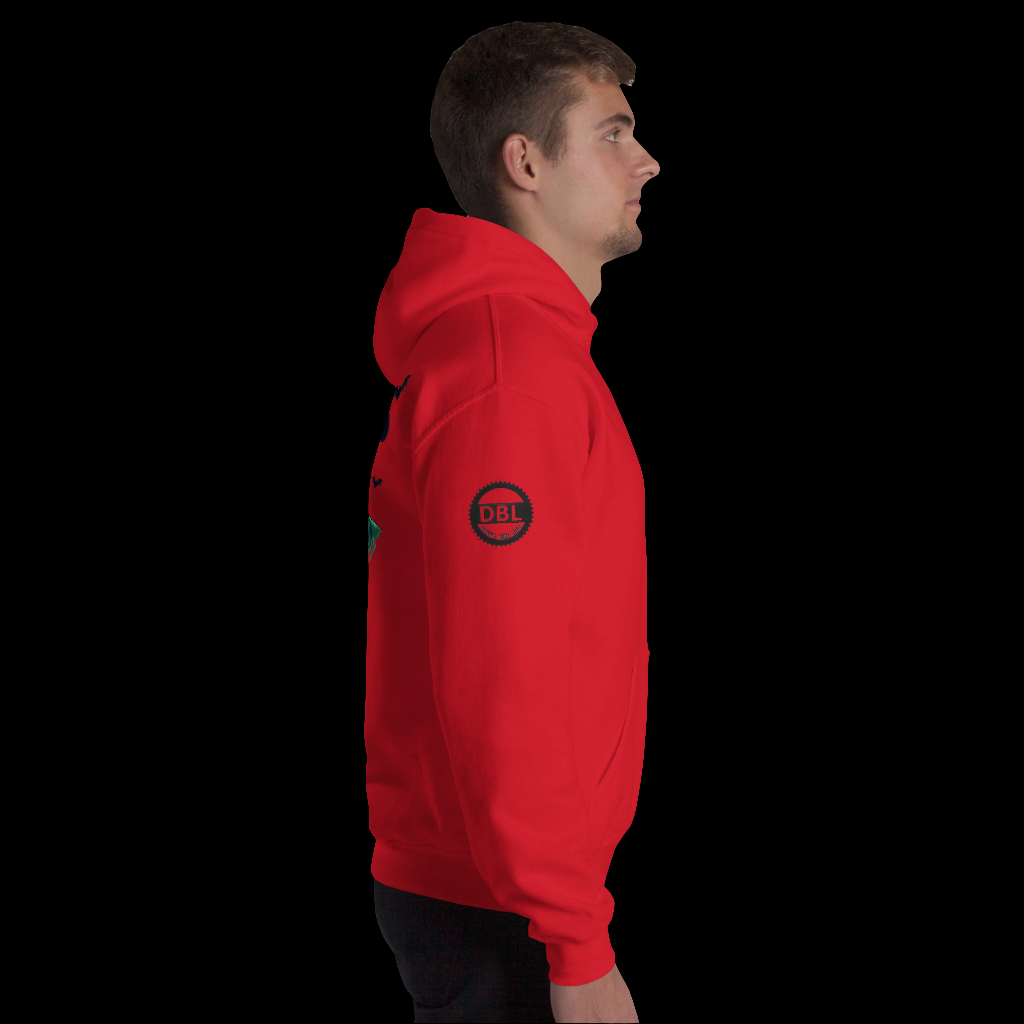 Unisex High definition luminous skull classic Hoodie