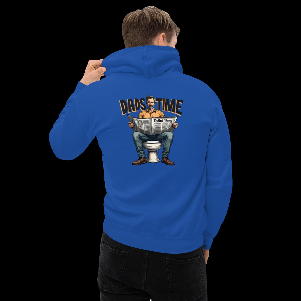 Men's Funny dads sat on toilet dads time Hoodie
