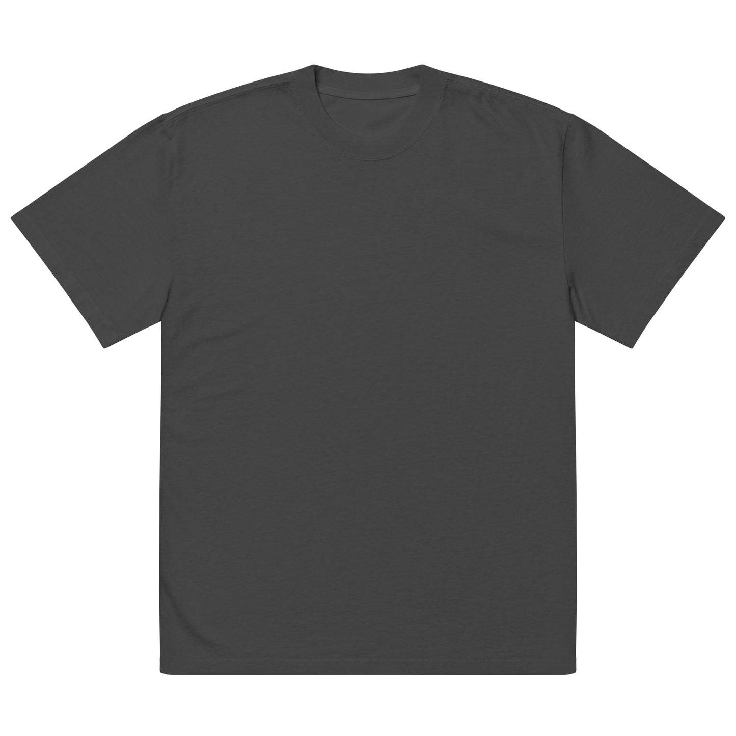 Oversized How many can you do muscle faded t-shirt
