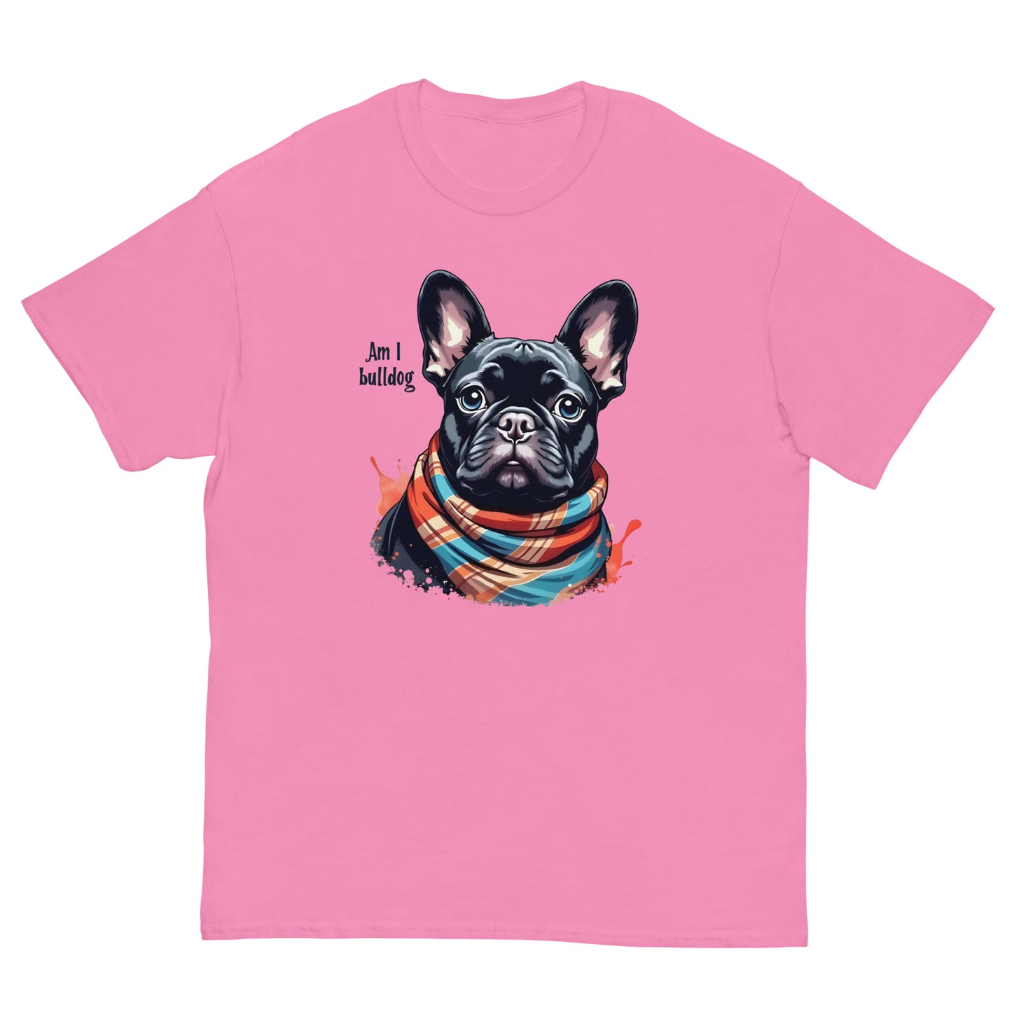 Women's twin print pug French bulldog classic tee