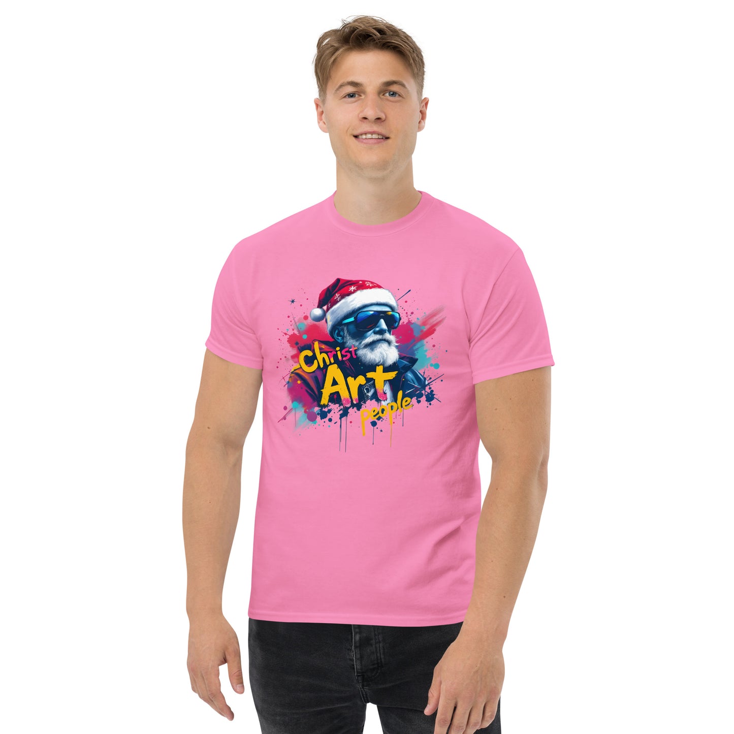 Unisex christ art people classic tee