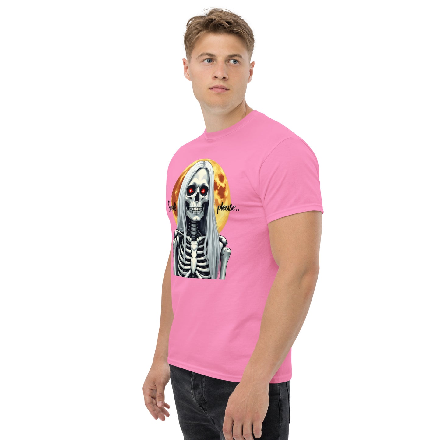 Unisex Sweet Halloween Greyhound woman classic tee