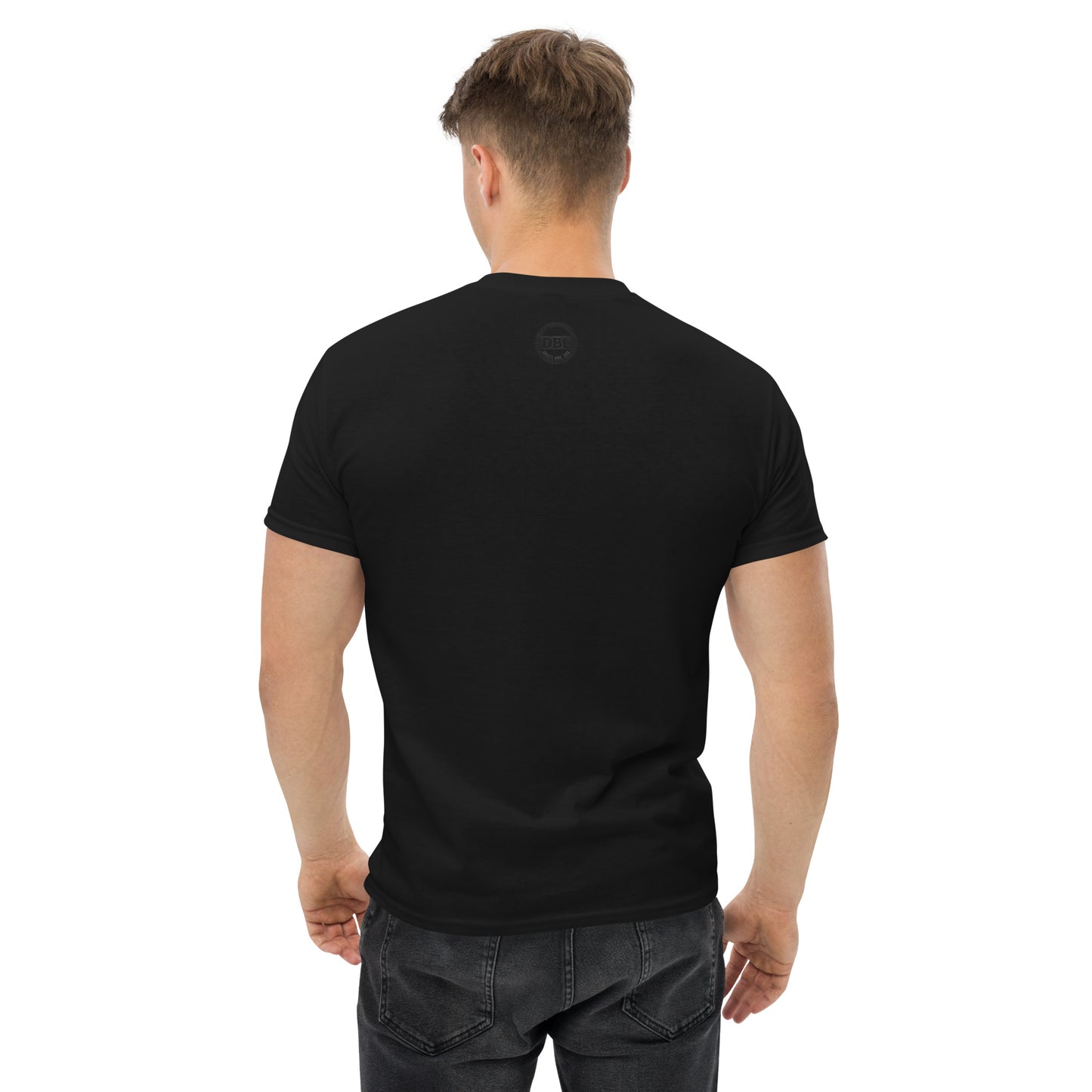 Unisex Christmas art cool looking street artist classic tee