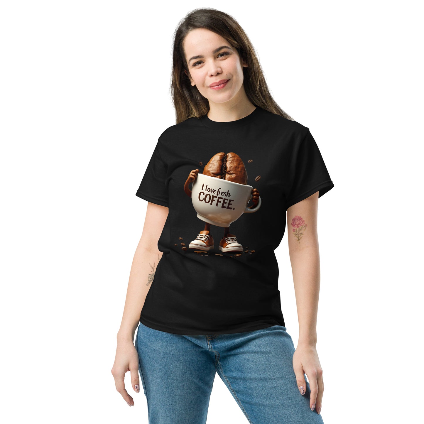 Unisex I love fresh coffee classic tee