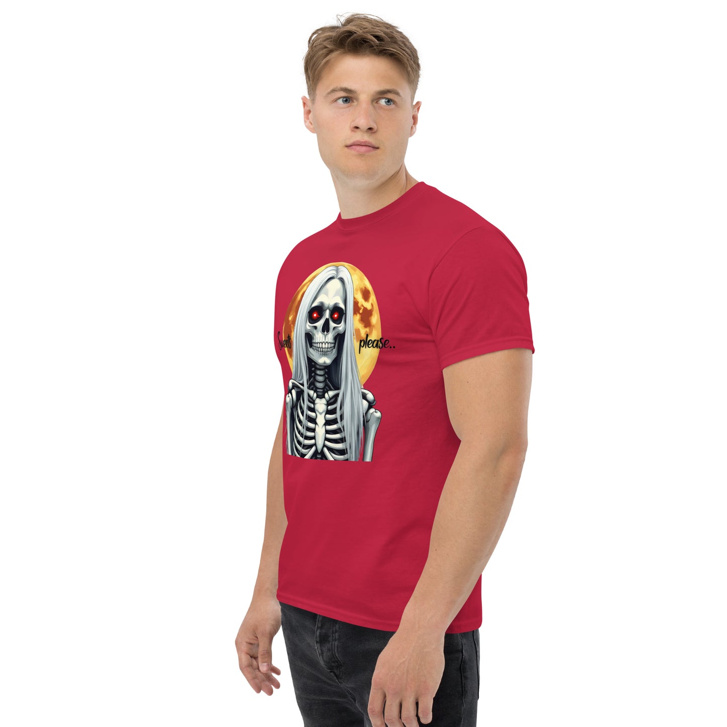 Unisex Sweet Halloween Greyhound woman classic tee
