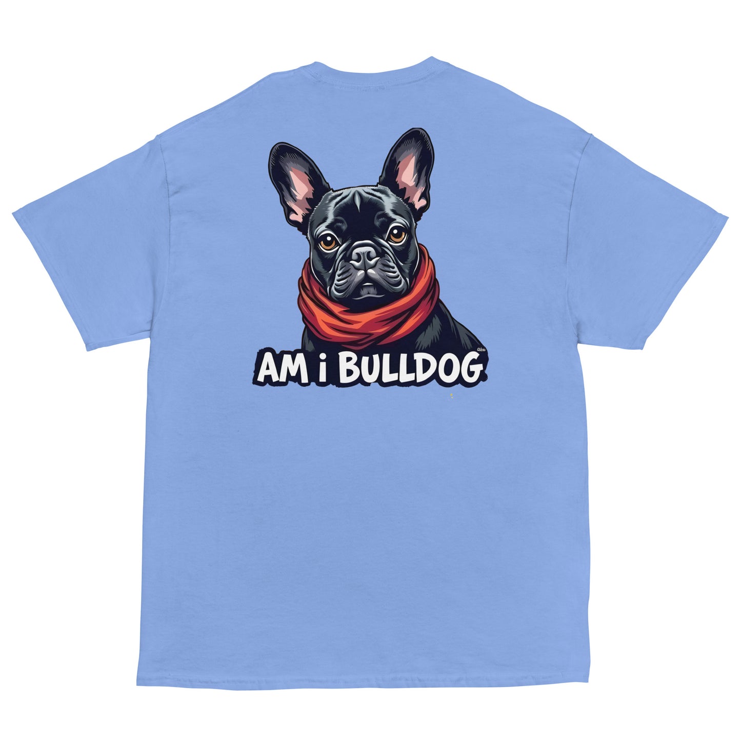 Women's twin print pug French bulldog classic tee