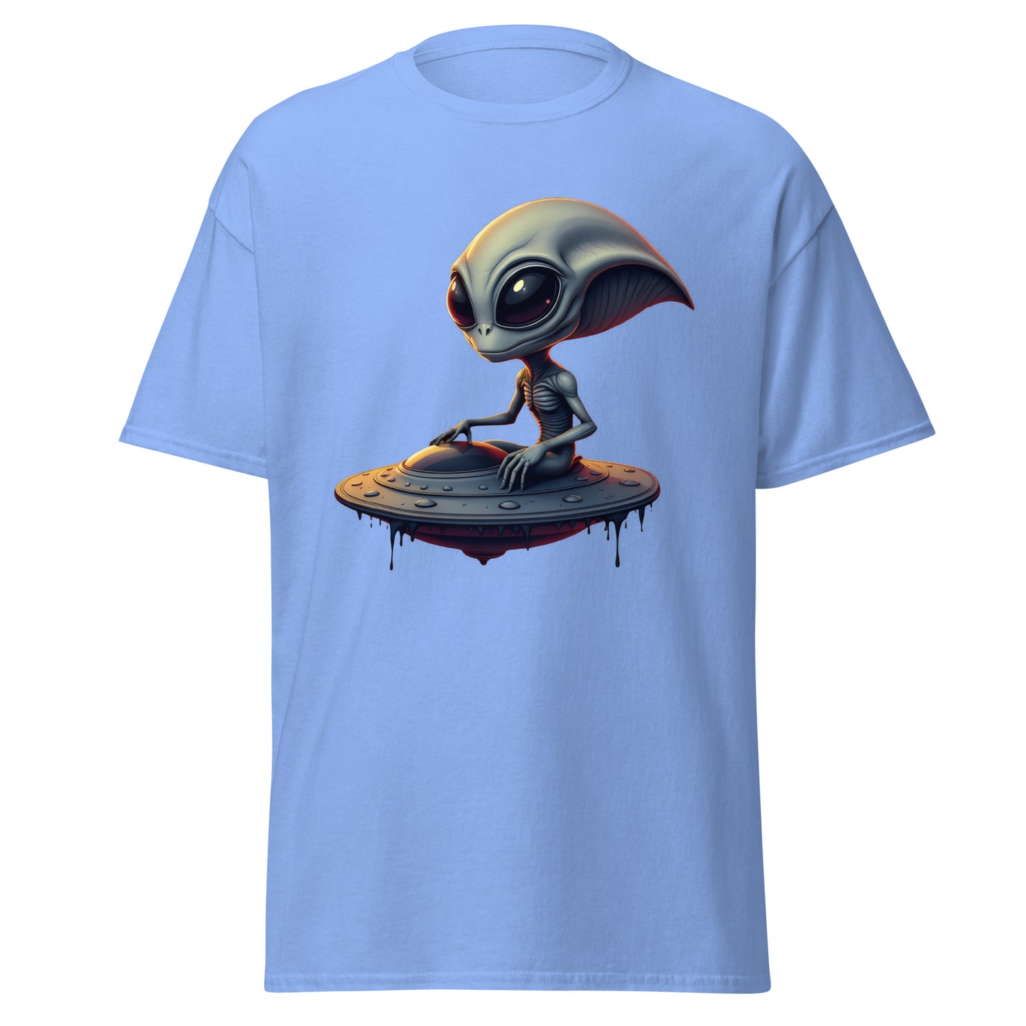 Unisex UFO alien armed eyes classic tee