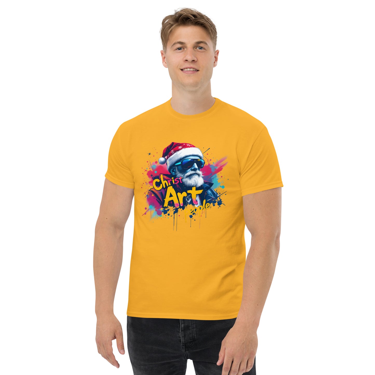 Unisex christ art people classic tee