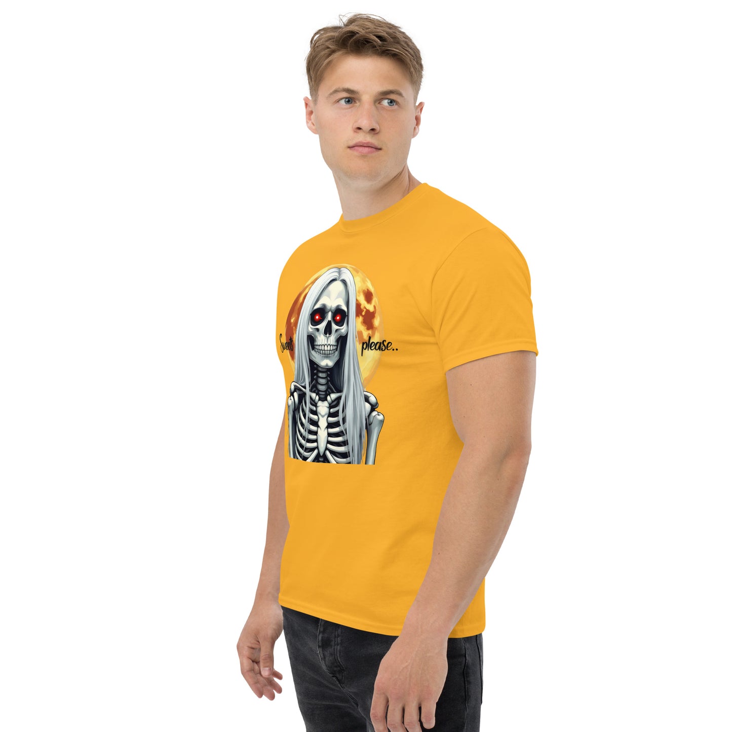 Unisex Sweet Halloween Greyhound woman classic tee