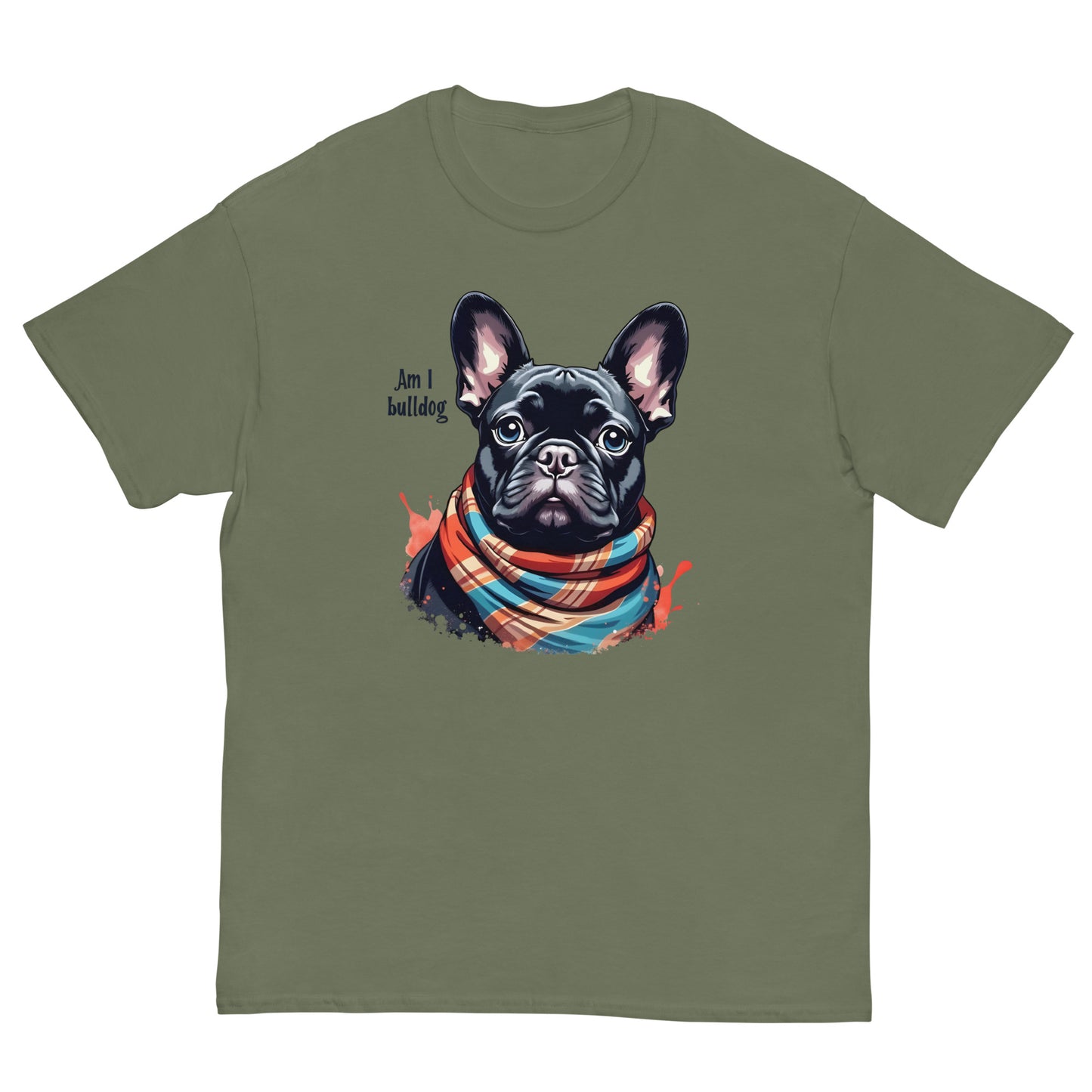 Women's twin print pug French bulldog classic tee