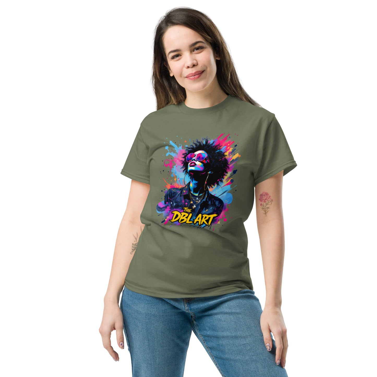 Unisex The DBL abstract Street art classic tee
