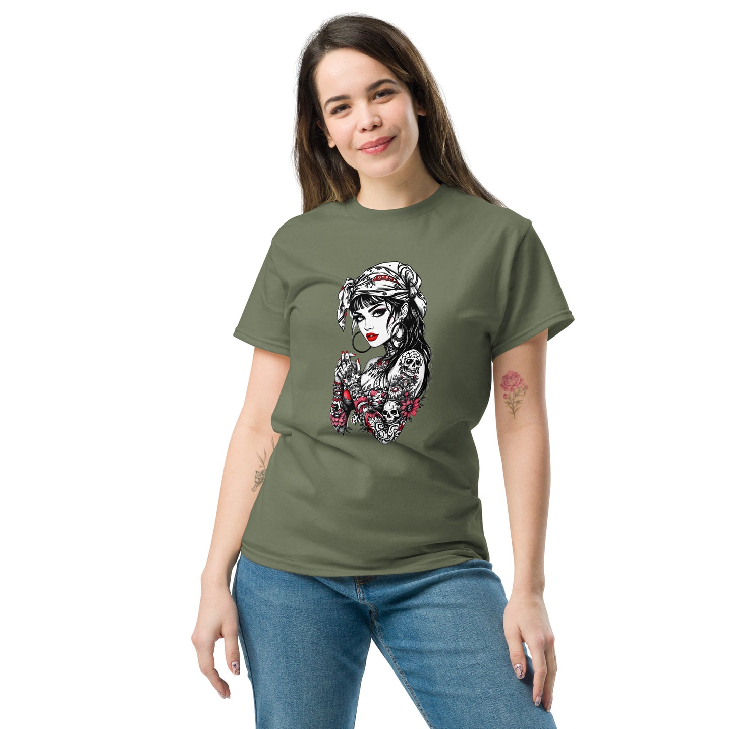 Unisex Cool looking Gypsy girl classic tee