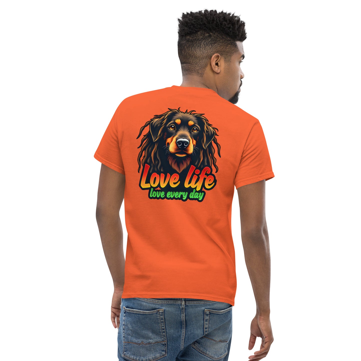 Unisex rasta dog classic tee