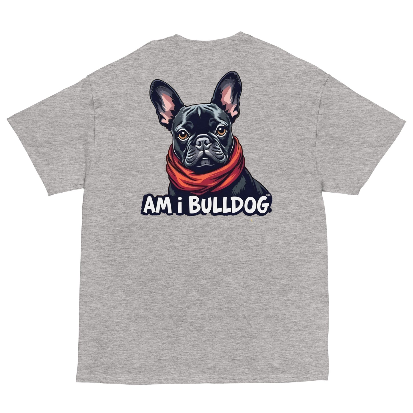 Women's twin print pug French bulldog classic tee