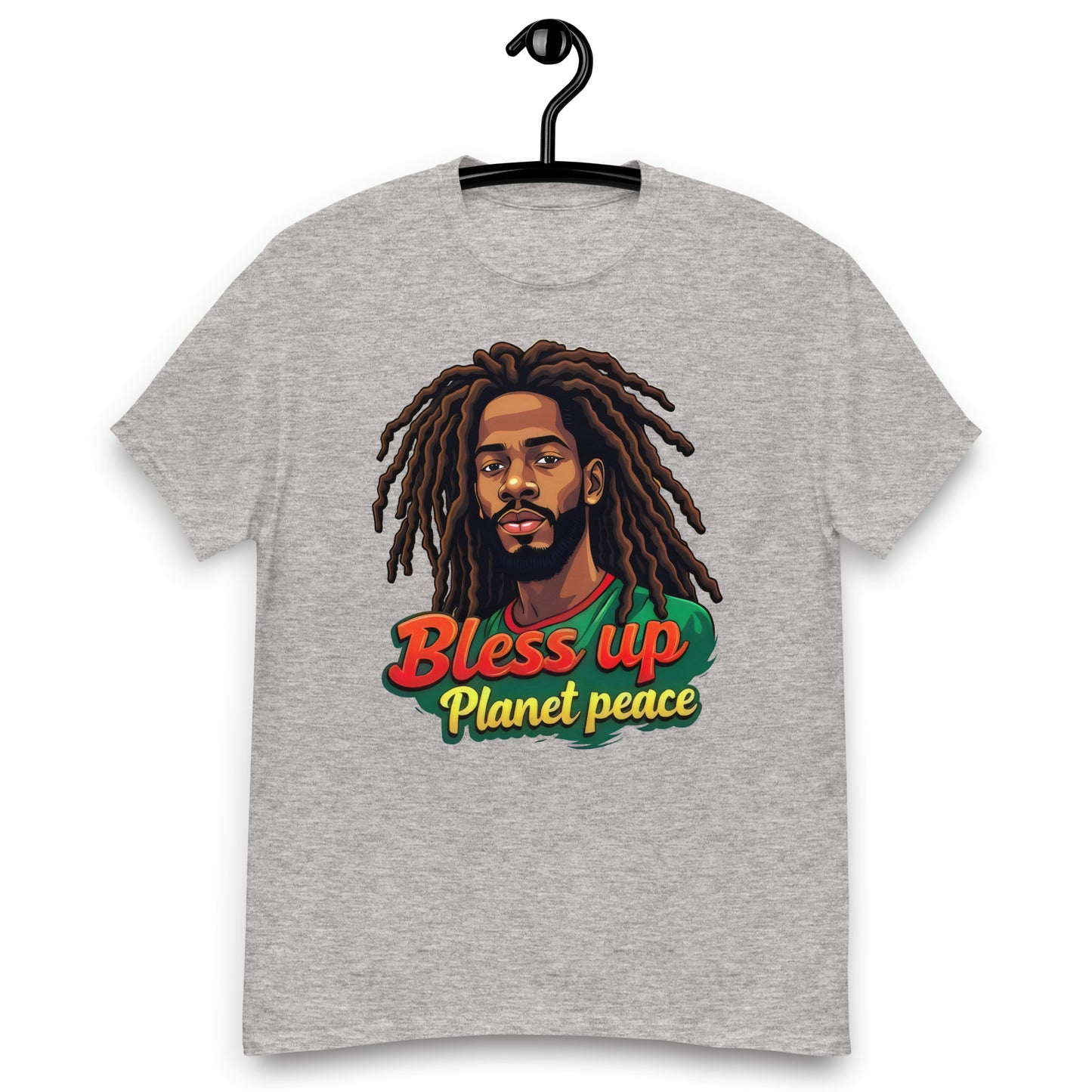 Unisex bless up Planet piece classic tee