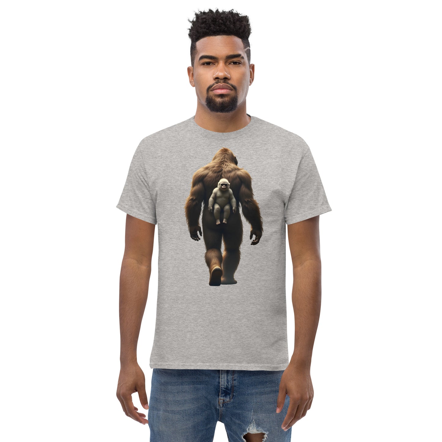 Unisex Baby Bigfoot backpack classic tee