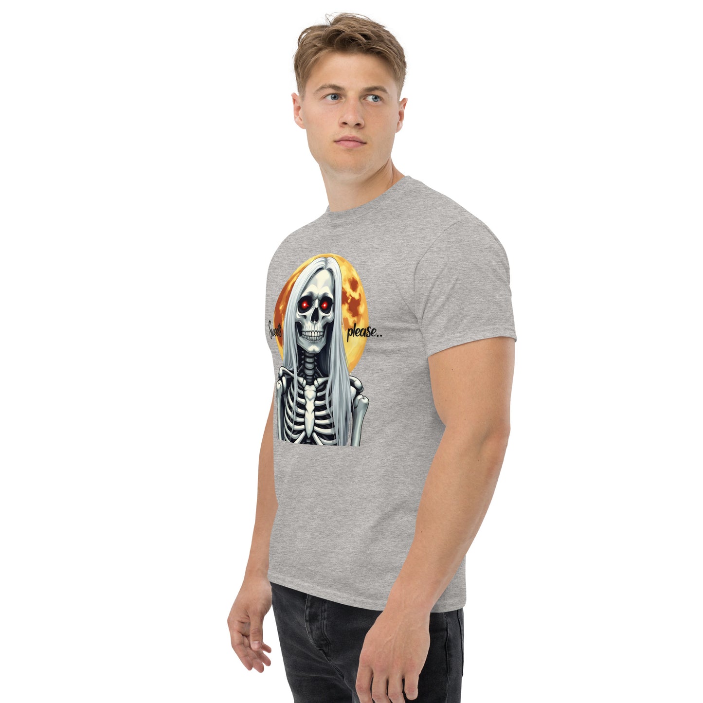 Unisex Sweet Halloween Greyhound woman classic tee