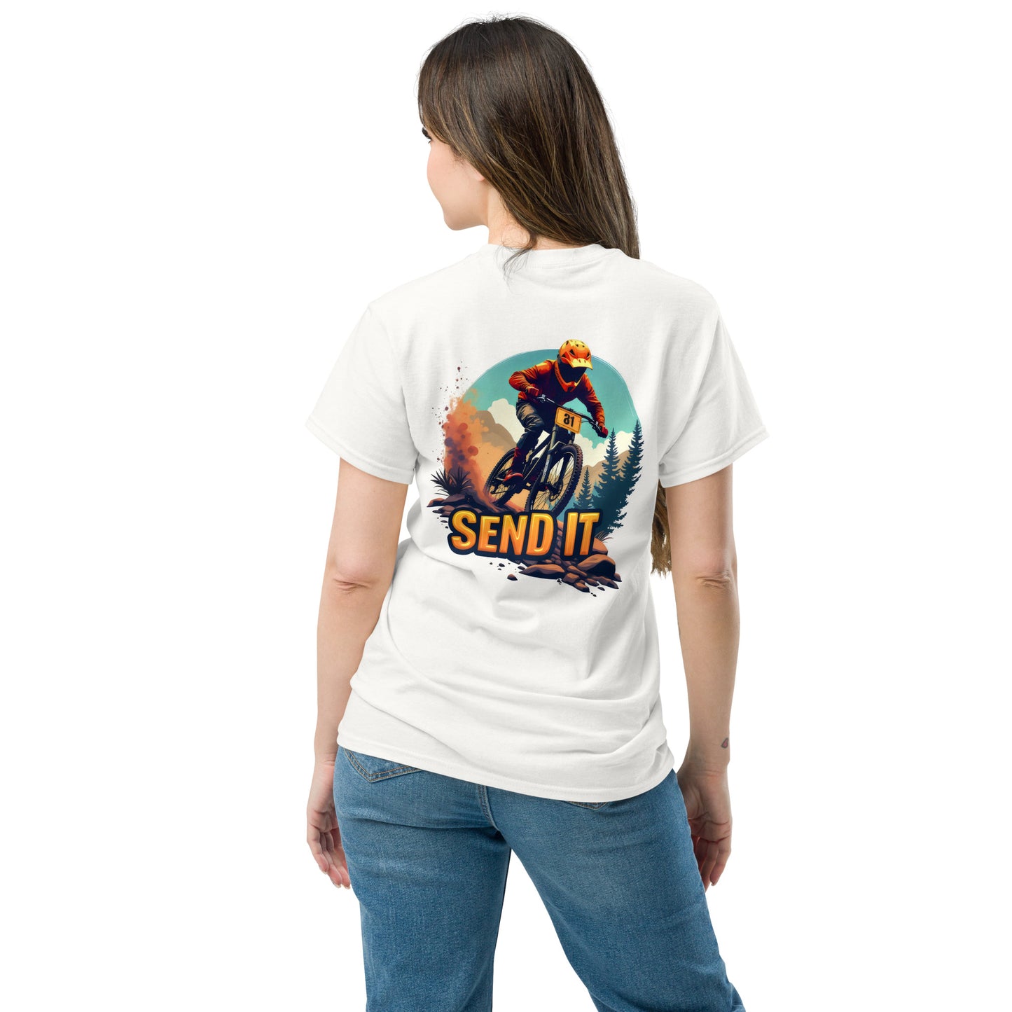 Unisex Send it MTB classic tee