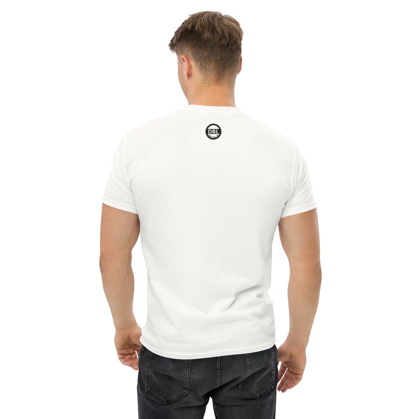 Unisex Christmas art cool looking street artist classic tee