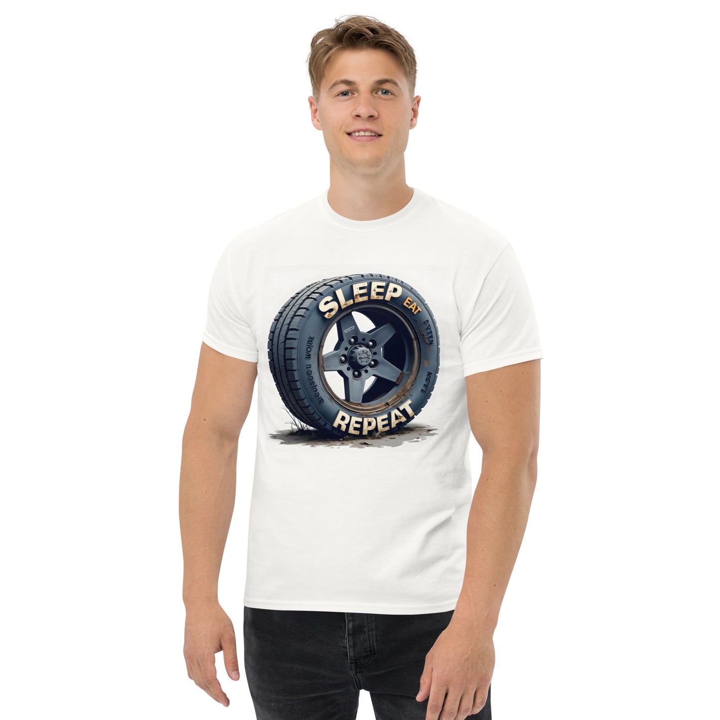 Sleep Eat repeat classic tee