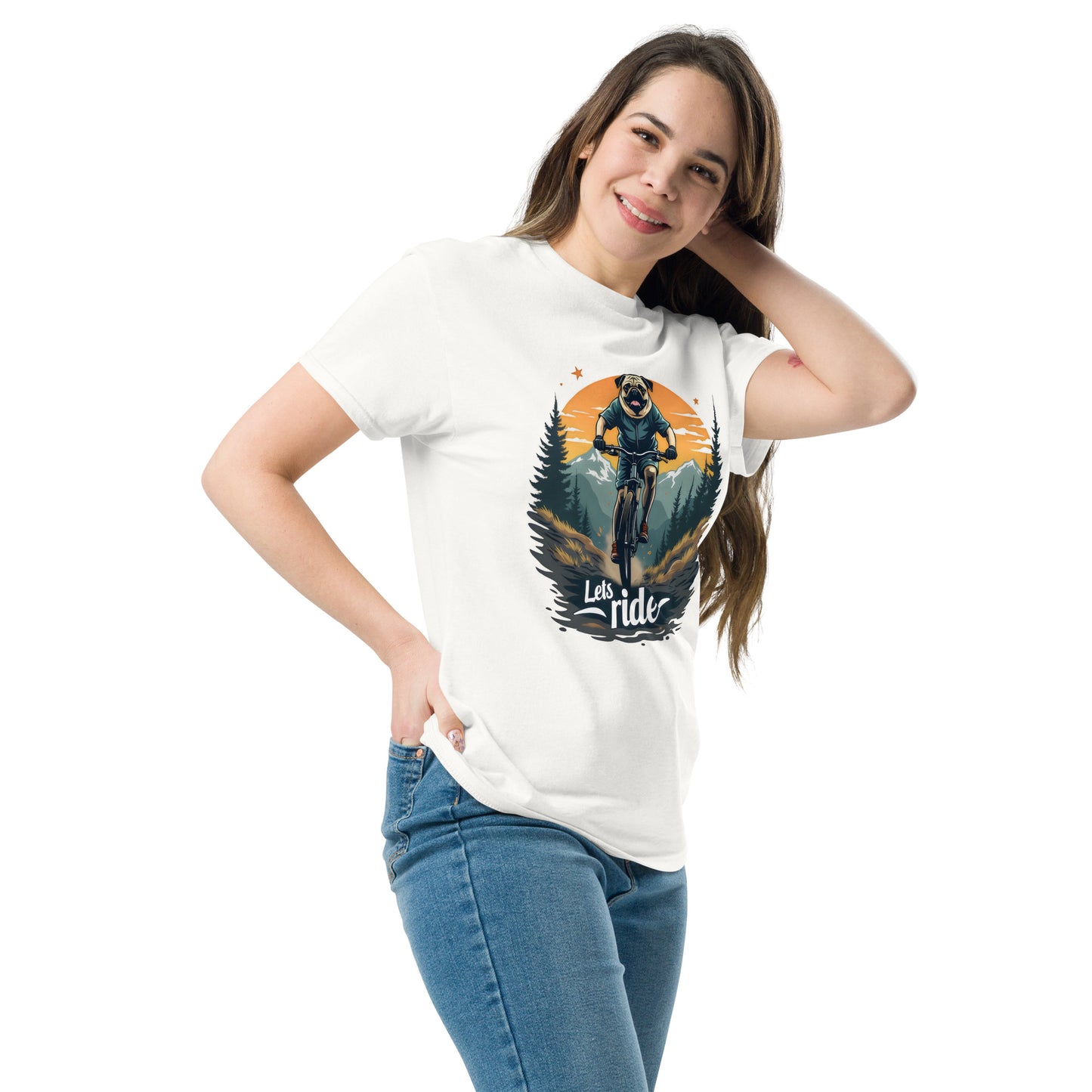 Unisex Let's ride Bulldog classic tee