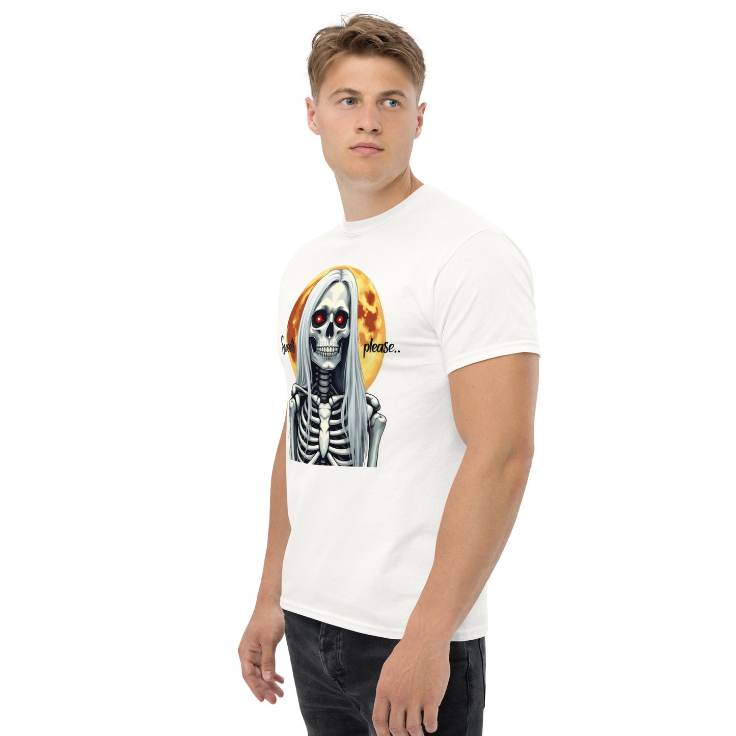 Unisex Sweet Halloween Greyhound woman classic tee