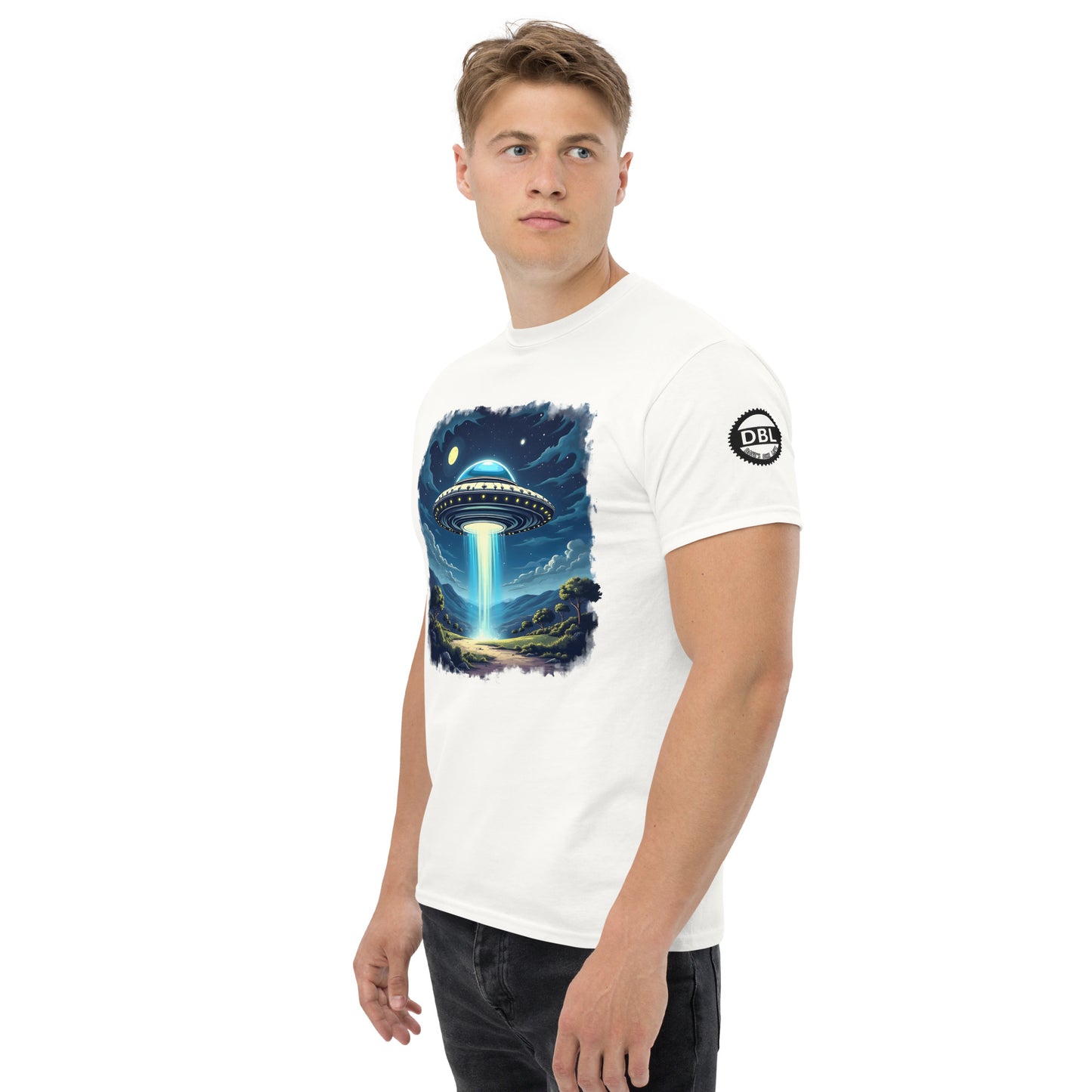 Unisex UFO it's landed classic tee