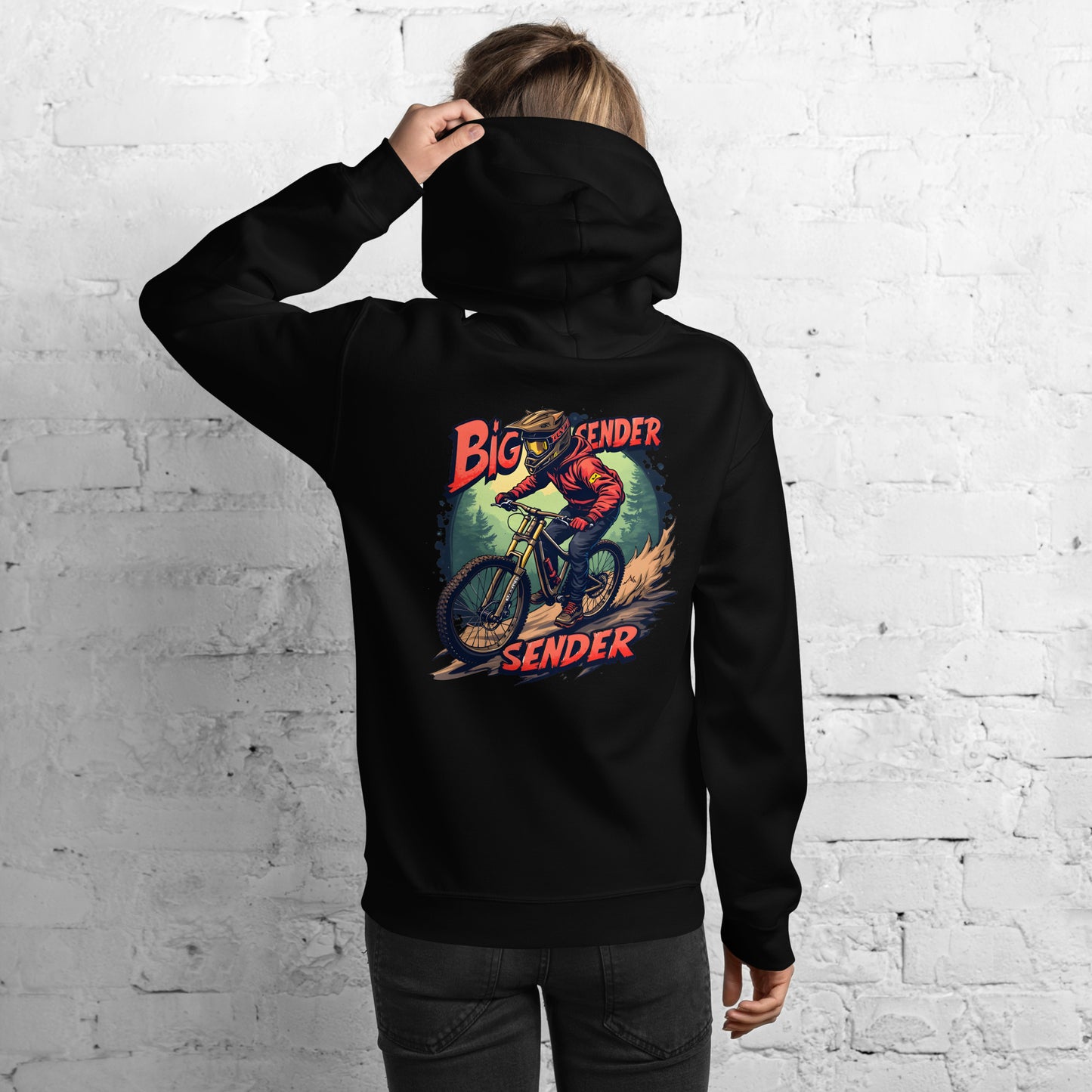 Unisex big sender Hoodie