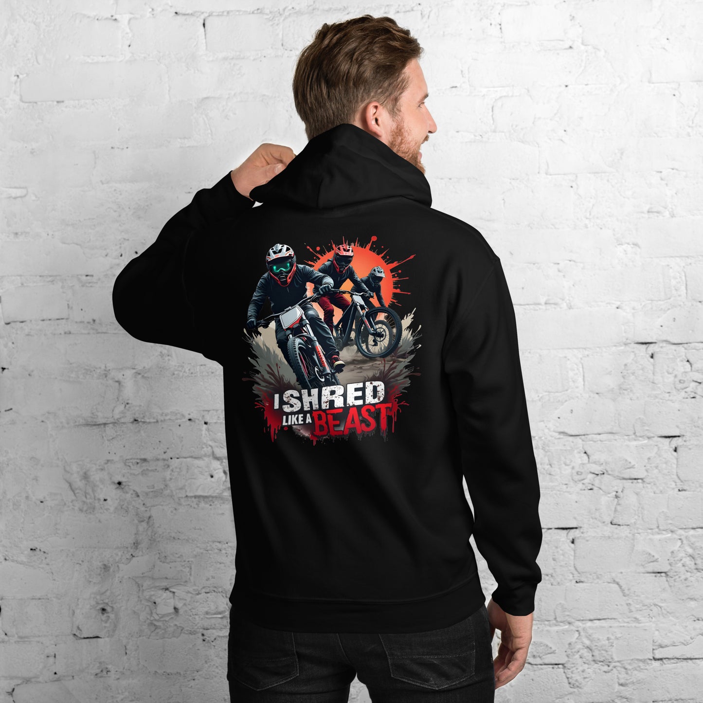 Unisex I shred like a beast Hoodie