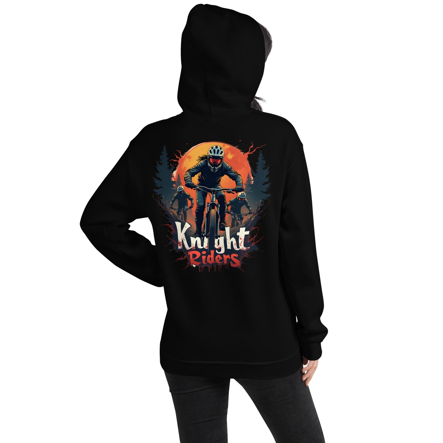 Men's Back print Knight riders Hoodie