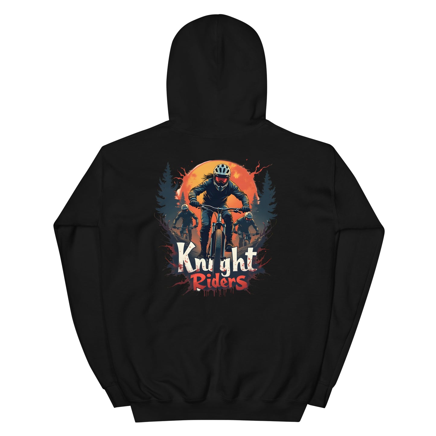 Men's Back print Knight riders Hoodie