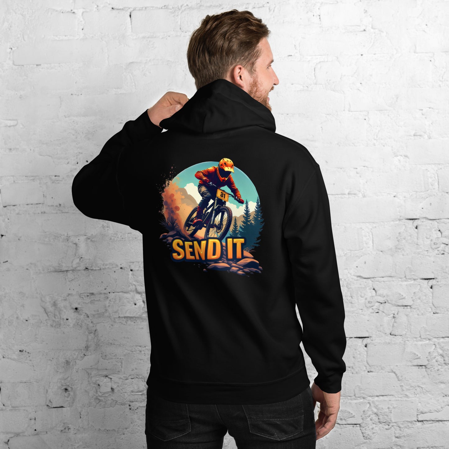 Unisex Send it MTB classic Hoodie