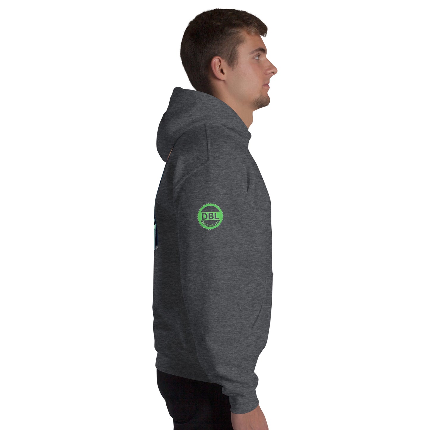 Unisex Zombie Green Illuminated cat classic Hoodie