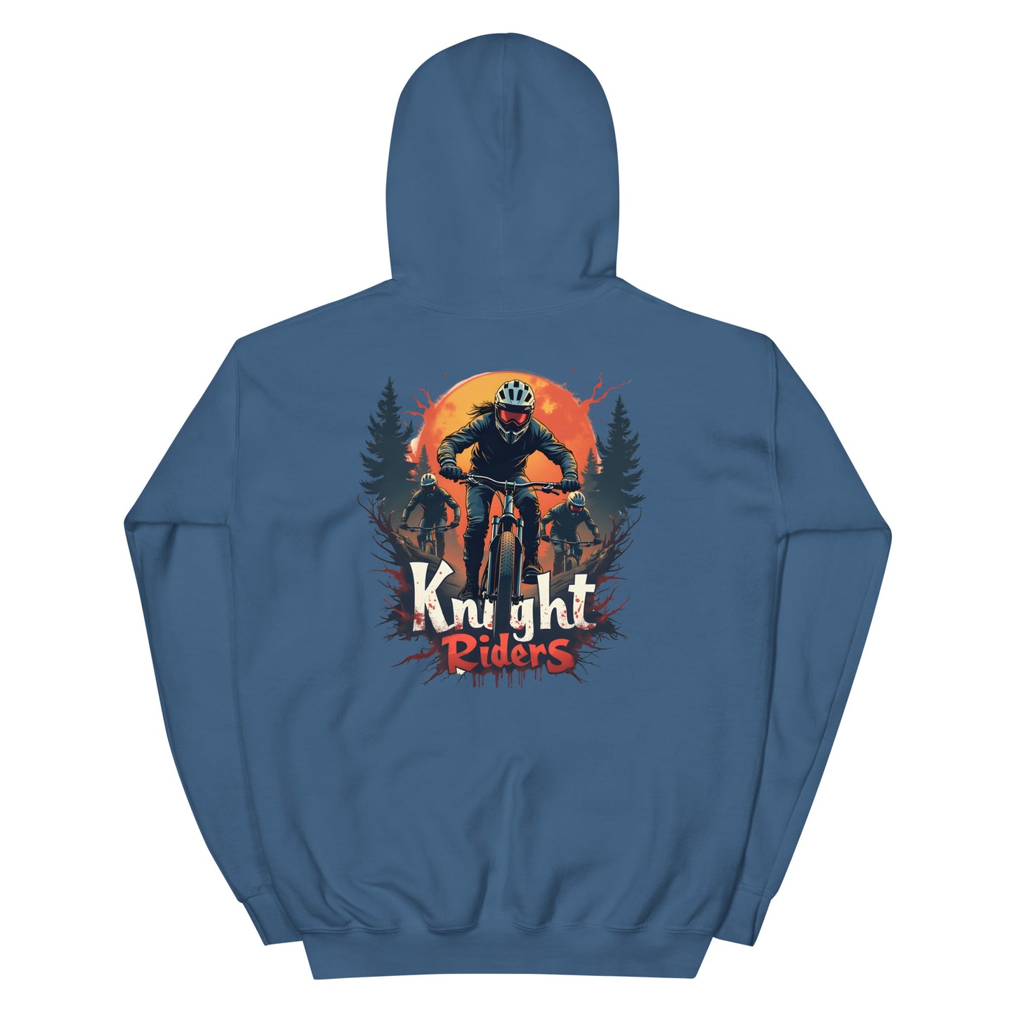 Men's Back print Knight riders Hoodie
