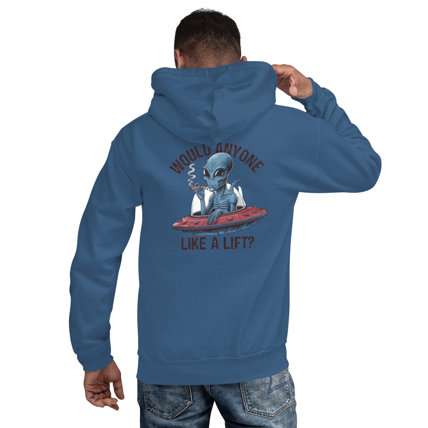 Unisex UFO Would anyone like a lift Hoodie
